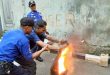 UPT Damkar Ciledug Latih Penanggulangan Kebakaran di UMKM