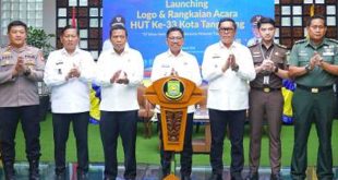 Logo HUT ke-33 Kota Tangerang Dirilis, Ketua DPRD: Optimalkan Pembangunan