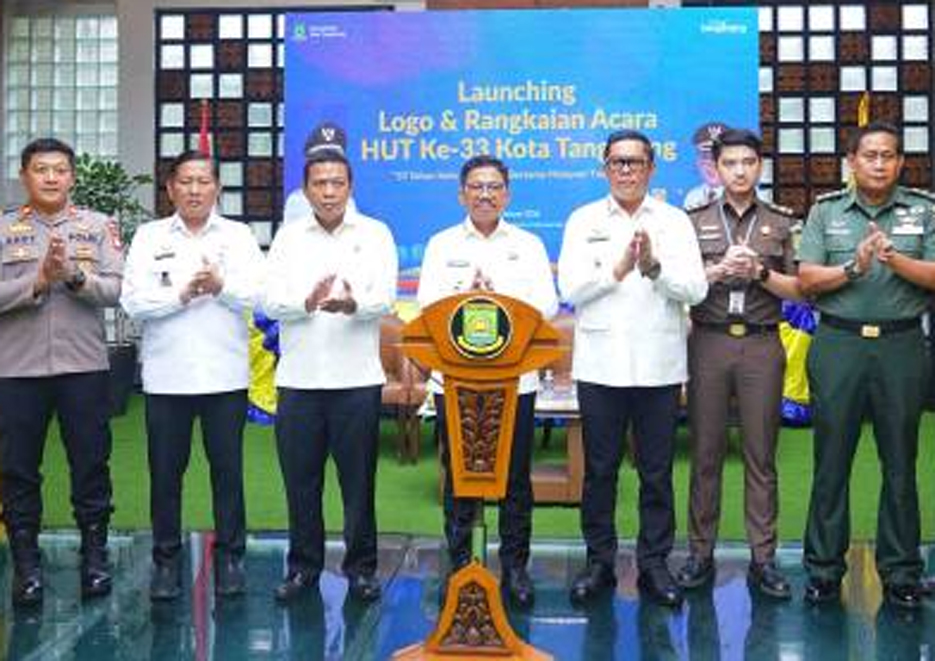 Logo HUT ke-33 Kota Tangerang Dirilis, Ketua DPRD: Optimalkan Pembangunan