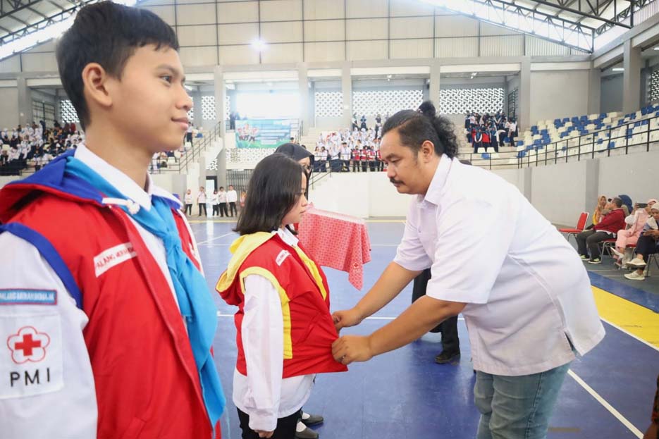 Pelantikan Relawan PMI, Andri S. Permana: Regenerasi Kerelawanan