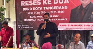 Wakil Ketua DPRD Andri S Permana Gelar Reses II di Tanah Tinggi