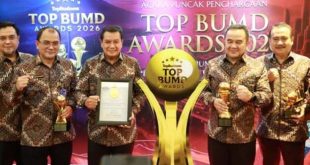 Bupati Tangerang Raih Penghargaan Top BUMD Award 2026