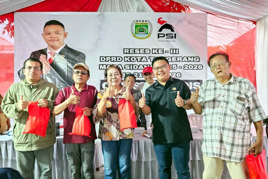 Anggota Komisi III DPRD, Christian Lois Serap Aspirasi Warga Cipondoh Makmur