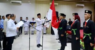 Wabup Serang Lantik Duta Pancasila Paskibraka Indonesia