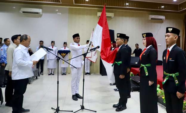 Wabup Serang Lantik Duta Pancasila Paskibraka Indonesia