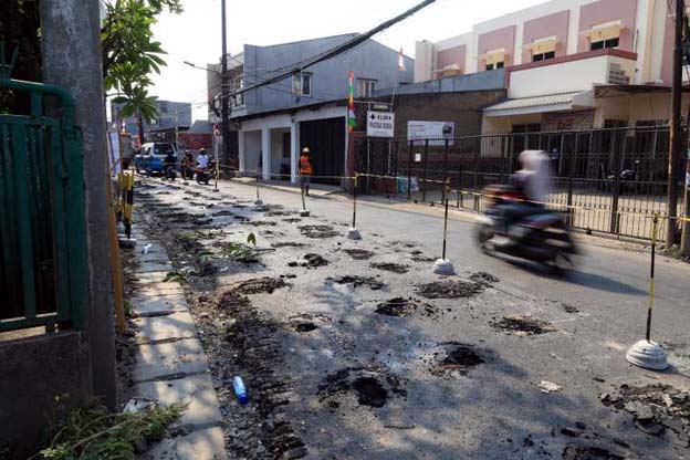 Pemkot Tangerang Mulai Perbaiki Ruas Jalan Iskandar Muda Neglasari