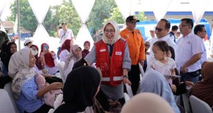 PMI Tangsel Salurkan 16.000 Liter Air Bersih untuk Warga Keranggan