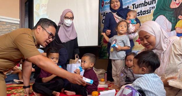 Pilar Saga Resmikan Pos Gizi Ibu Hamil dan Anak di Lengkong Gudang