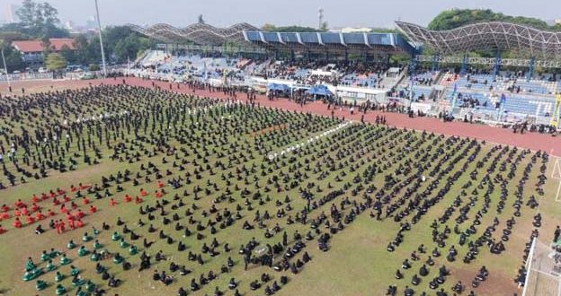 Gebyar Silat Pelajar Kota Tangerang Catatkan Rekor MURI
