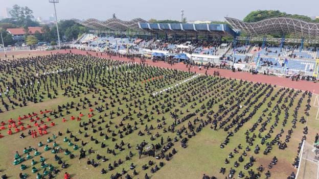 Gebyar Silat Pelajar Kota Tangerang Catatkan Rekor MURI